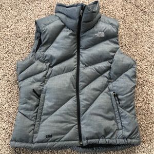 Grey Down Puffer Vest